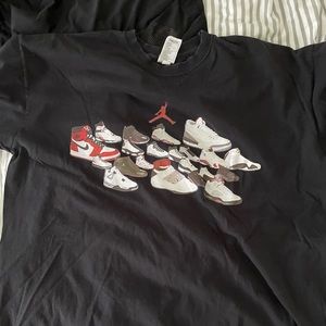 COPY - Air Jordan Vintage black graphic t shirt XXL